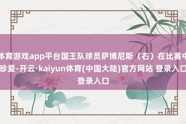 体育游戏app平台国王队球员萨博尼斯（右）在比赛中珍爱-开云·kaiyun体育(中国大陆)官方网站 