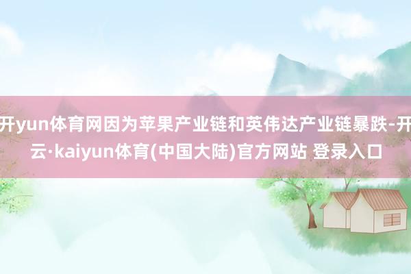 开yun体育网因为苹果产业链和英伟达产业链暴跌-开云·kaiyun体育(中国大陆)官方网站 登录入口